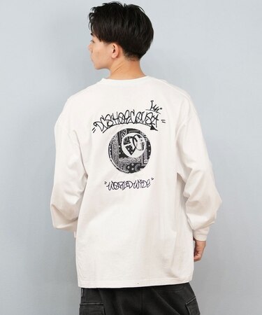 DC/長袖Tシャツ ロンT バックプリント 25 GAME APP LS DLT254048 メンズ ムラサキスポーツ