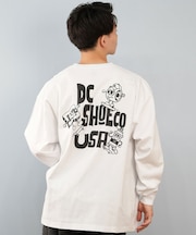 【限定】DC/長袖Tシャツ ロンT メンズ バックプリント オーバーサイズ DLT254060M ディーシー メンズ ムラサキスポーツ限定