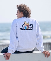 【限定】lost /長袖トレーナー スウェット バックプリント L25F-1103 ロスト メンズ ムラサキスポーツ限定