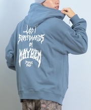 【限定】lost /長袖 ジップアップパーカー バックプリント L25F-1202 ロスト メンズ ムラサキスポーツ限定