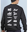 【限定】lost /長袖Tシャツ ロンT 機能素材  LOGOS LS TEE L25F-2206 ロスト メンズ ムラサキスポーツ限定