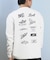 【限定】lost /長袖Tシャツ ロンT 機能素材  LOGOS LS TEE L25F-2206 ロスト メンズ ムラサキスポーツ限定