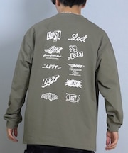 【限定】lost /長袖Tシャツ ロンT 機能素材  LOGOS LS TEE L25F-2206 ロスト メンズ ムラサキスポーツ限定