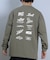 【限定】lost /長袖Tシャツ ロンT 機能素材  LOGOS LS TEE L25F-2206 ロスト メンズ ムラサキスポーツ限定