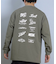 【限定】lost /長袖Tシャツ ロンT 機能素材  LOGOS LS TEE L25F-2206 ロスト メンズ ムラサキスポーツ限定