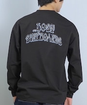 【限定】lost /長袖Tシャツ ロンT 機能素材 PISCES LOGO LS TEE L25F-2207 ロストメンズ ムラサキスポーツ限定