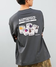 Columbia /ロンT 長袖Tシャツ バックプリント 吸湿速乾 紫外線防止 FORTMORNING GRAPHIC L/S T  PM0578 コロンビア メンズ ムラサキスポーツ
