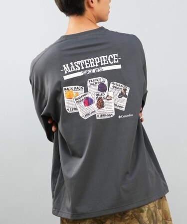 Columbia /ロンT 長袖Tシャツ バックプリント 吸湿速乾 紫外線防止 FORTMORNING GRAPHIC L/S T  PM0578 コロンビア メンズ ムラサキスポーツ