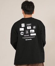 【限定】Columbia/ロンT 長袖Tシャツ 吸湿速乾 紫外線防止 PALUXY HARBOR GRAPHIC LS PM0912 コロンビア メンズ ムラサキスポーツ限定