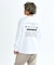QUIKSILVER/長袖Tシャツ ロンT BW HISTORY POCKET LT QLT254009 胸ポケットワンポイントバックプリント クイックシルバーメンズ ムラサキスポーツ