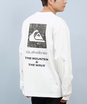 QUIKSILVER/ロンT 長袖Tシャツ バックプリント ロゴ MW PATTERN BOX LT QLT254606M クイックシルバー メンズ ムラサキスポーツ