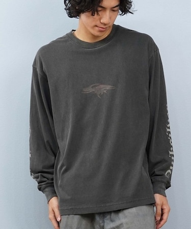 QUIKSILVER/ロンT 長袖Tシャツ MK OLD ENGLISH LT QLT254607M クイックシルバー メンズ ムラサキスポーツ