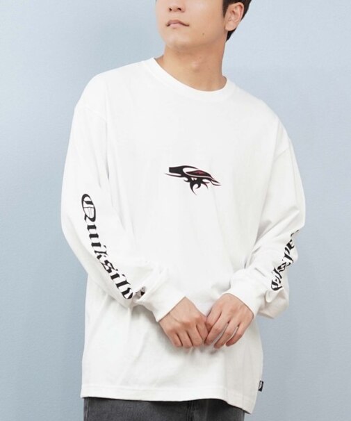 QUIKSILVER/ロンT 長袖Tシャツ MK OLD ENGLISH LT QLT254607M クイックシルバー メンズ ムラサキスポーツ