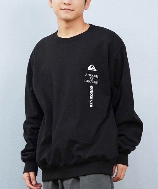 QUIKSILVER/長袖 トレーナー スウェット バックプリント QPO254005 クイックシルバー メンズ ムラサキスポーツ