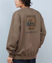 【限定】QUIKSILVER/長袖 トレーナー スウェット バックプリント QPO254602M クイックシルバー メンズ ムラサキスポーツ限定