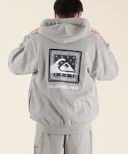 【限定】QUIKSILVER/ジップアップパーカー バックプリント 裏毛 QZP254604M  クイックシルバー メンズ ムラサキスポーツ限定
