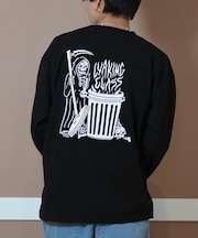 【限定】LURKING CLASS/TRASH FIRE LS TEE ST24HTM02 長袖 Tシャツ ロンT バックプリント ラーキングクラス メンズ ムラサキスポーツ限定