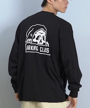 LURKINGCLASS/長袖 Tシャツ ロンT バックプリント オーバーサイズ LURKER L/S TEE ST25FTM02 ラーキングクラス メンズ ムラサキスポーツ