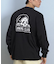 LURKINGCLASS/長袖 Tシャツ ロンT バックプリント オーバーサイズ LURKER L/S TEE ST25FTM02 ラーキングクラス メンズ ムラサキスポーツ