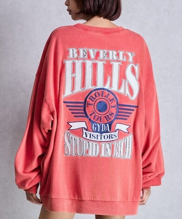 GYDA/BEVERLY HILLS ドルマンスウェットトップス トレーナー スウェット 072542702401 ジェイダ/レディース ムラサキスポーツ