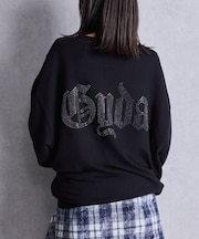GYDA/GG BACK bijouプルオーバー ラインストーン 072552737901 トレーナー スウェット パーカー ジェイダ/レディース ムラサキスポーツ