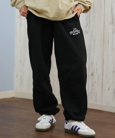 X-GIRL/ロングパンツ スウェット パンツ ロゴ ARCH LOGO SWEAT PANTS 105253031018 エックスガール レディース ムラサキスポーツ