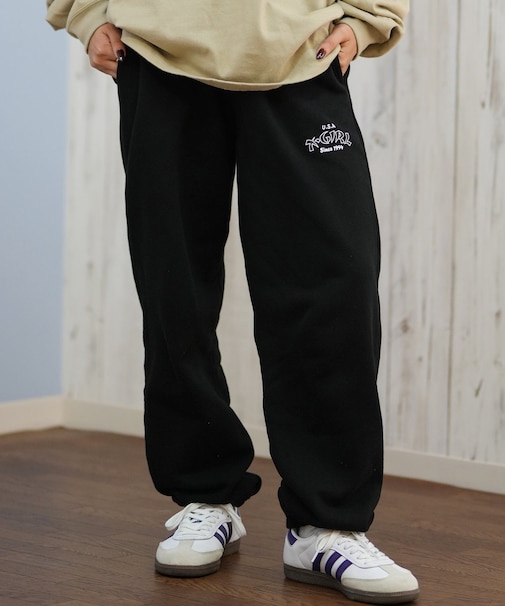 X-GIRL/ロングパンツ スウェット パンツ ロゴ ARCH LOGO SWEAT PANTS 105253031018 エックスガール レディース ムラサキスポーツ