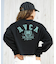 RVCA/ARCH COLLEGE CROPPED CREW トレーナー テリー素材 クロップド丈 スウェット BF044-001 ルーカ レディース ムラサキスポーツ