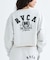 RVCA/ARCH COLLEGE CROPPED CREW トレーナー テリー素材 クロップド丈 スウェット BF044-001 ルーカ レディース ムラサキスポーツ