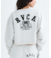 RVCA/ARCH COLLEGE CROPPED CREW トレーナー テリー素材 クロップド丈 スウェット BF044-001 ルーカ レディース ムラサキスポーツ