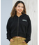 RVCA/NEAT ZIP HOODIE パーカー ジップアップフーディー クロップド丈 BF044-014 ルーカ レディース ムラサキスポーツ