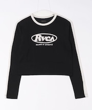 RVCA/長袖 Tシャツ ロンT ショート丈 クロップド丈 BF044-050 ルーカ レディース ムラサキスポーツ