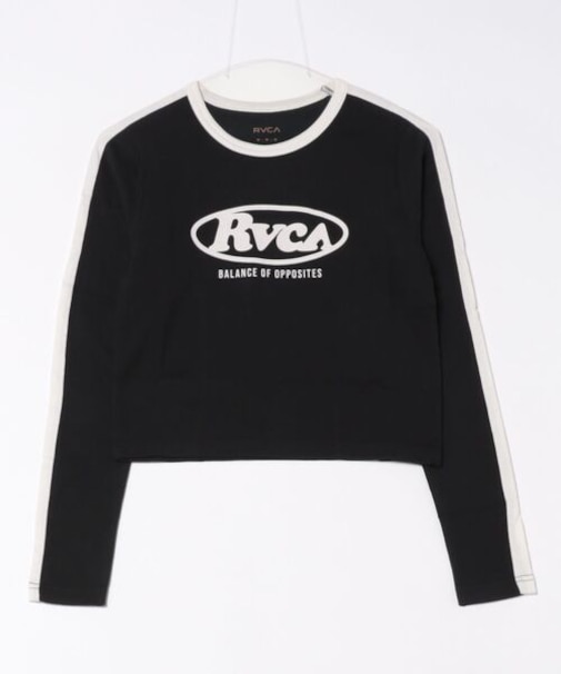 RVCA/長袖 Tシャツ ロンT ショート丈 クロップド丈 BF044-050 ルーカ レディース ムラサキスポーツ