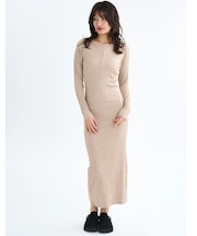 RVCA/HENRY NECK SLIM DRESS ワンピース ヘンリーネック リブワンピースBF044-351 ルーカ レディース ムラサキスポーツ