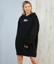 RVCA/CLASSIC HOODED DRESS ワンピース スウェット オーバーサイズ BF044-352 ルーカ レディース ムラサキスポーツ