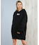 RVCA/CLASSIC HOODED DRESS ワンピース スウェット オーバーサイズ BF044-352 ルーカ レディース ムラサキスポーツ