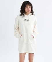 RVCA/CLASSIC HOODED DRESS ワンピース スウェット オーバーサイズ BF044-352 ルーカ レディース ムラサキスポーツ