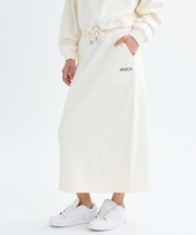 RVCA/MINI RVCA SWEAT SKIRT ロングスカートスウェット BF044-602 ルーカ /レディース ムラサキスポーツ