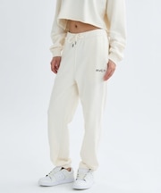 RVCA/スウェットパンツ セットアップ対応 BF044-702 ウエストゴム ワイドパンツ ルーカ レディース ムラサキスポーツ