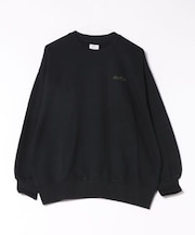 RVCA/スウェット バックプリントトレーナー BF044-P01 クロップド丈 ルーズシルエット レディース ムラサキスポーツ