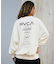 RVCA/スウェット バックプリントトレーナー BF044-P01 クロップド丈 ルーズシルエット レディース ムラサキスポーツ