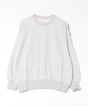 RVCA/スウェット バックプリントトレーナー BF044-P01 クロップド丈 ルーズシルエット レディース ムラサキスポーツ