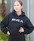 RVCA/プルオーバー パーカー クロップド丈 ショート丈 ロゴ CROPPED HOODIE BF044-P03 ルーカ レディース ムラサキスポーツ