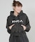 RVCA/プルオーバー パーカー クロップド丈 ショート丈 ロゴ CROPPED HOODIE BF044-P03 ルーカ レディース ムラサキスポーツ