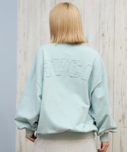 RVCA/スウェット クルーネックトレーナー BF044-P04 バックプリント 長袖 レディース ムラサキスポーツ
