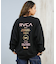 RVCA/長袖 Tシャツ ロンT バックプリント ロゴ オーバーサイズ BF044-P50  ルーカ レディース ムラサキスポーツ