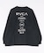 RVCA/長袖Tシャツ バックプリントロンT ルーズシルエット BF044-P50 ルーカ レディース ムラサキスポーツ