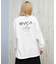 RVCA/長袖Tシャツ バックプリントロンT ルーズシルエット BF044-P50 ルーカ レディース ムラサキスポーツ