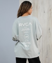 RVCA/長袖Tシャツ バックプリントロンT ルーズシルエット BF044-P50 ルーカ レディース ムラサキスポーツ