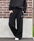 RVCA/ロングパンツ バギー スウェットパンツ ロゴ ワンポイント WIDE SWEAT NEAT LONG PANTS BF044-P71 ルーカ レディース ムラサキスポーツ